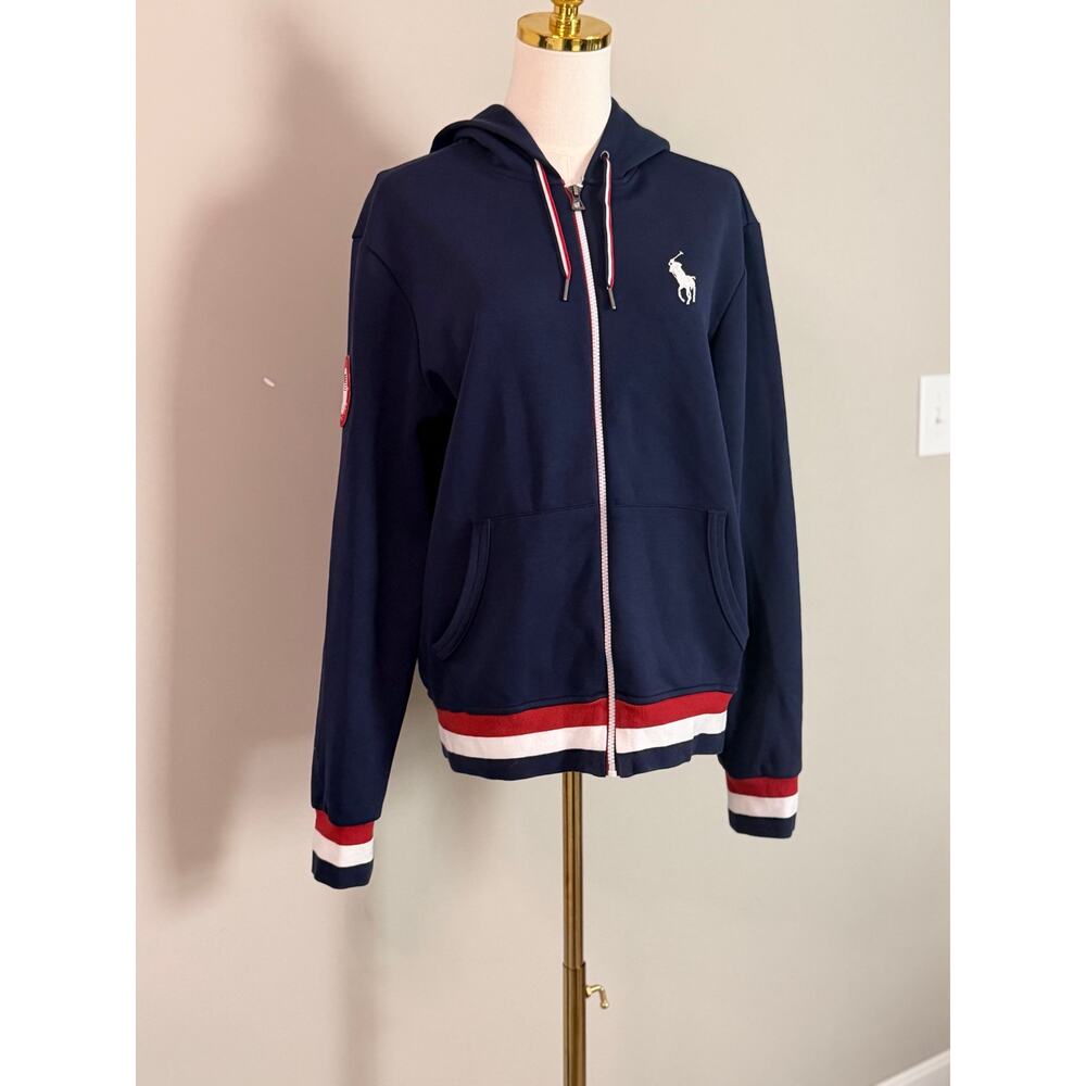 Polo Ralph Lauren 2018 US Paralympic Team Official Outfitter Navy Hoodie Size S